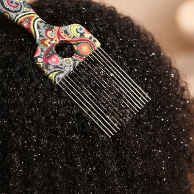 Peigne Bloom Acier  démêlage doux cheveux bouclés