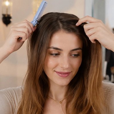 Peigne Cheveux Pliable Douceur démêlage racines
