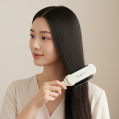 Peigne Cheveux Pliable Élégance Nœud Décoratif femme cheveux raides 