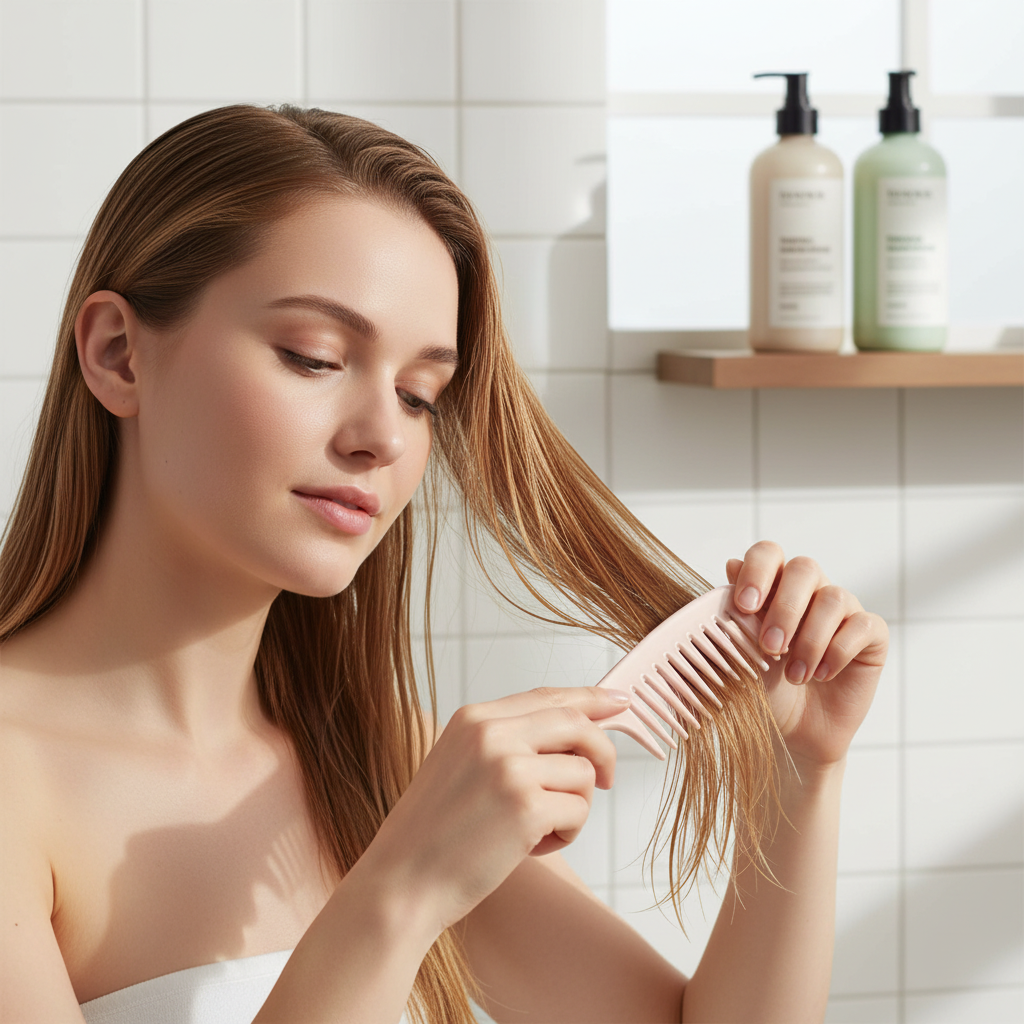 Peigne Douceur Démêlage doux cheveux fins délicats