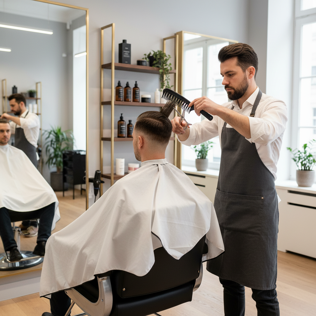 Peigne Duosoft professionnel coupe cheveux homme salon coiffure