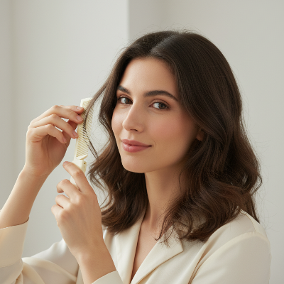 Peigne Pliable Pastel Démêlant cheveux sans casse