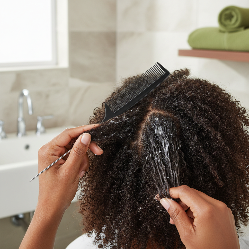 Peigne Pro Anti-Noeud ideal pour application traitement domicile