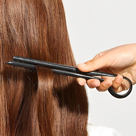 Peigne à cheveux DouceurFlow Poignée ergonomique anti-casse cheveux