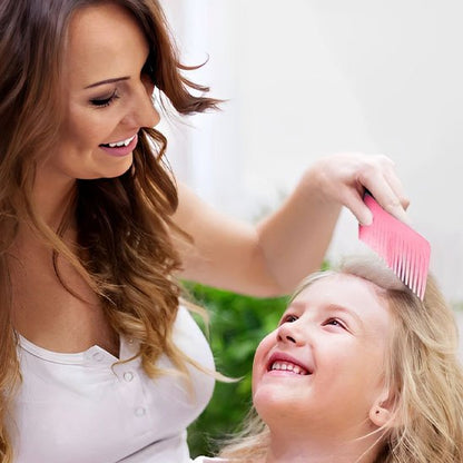Peigne à cheveux DouceurGliss  ergonomique Poignée texturée antidérapante idéale familiale
