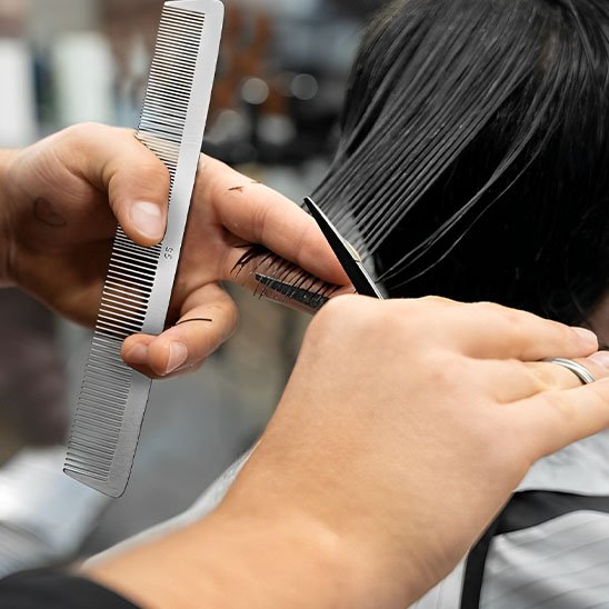 Peigne à cheveux  DouceurPro  professionnel acier inoxydable ideal coupe cheveux courts 