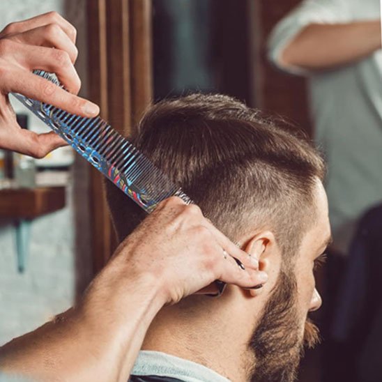 Peigne à cheveux démêlant doux avec extrémités arrondies massage cuir chevelu