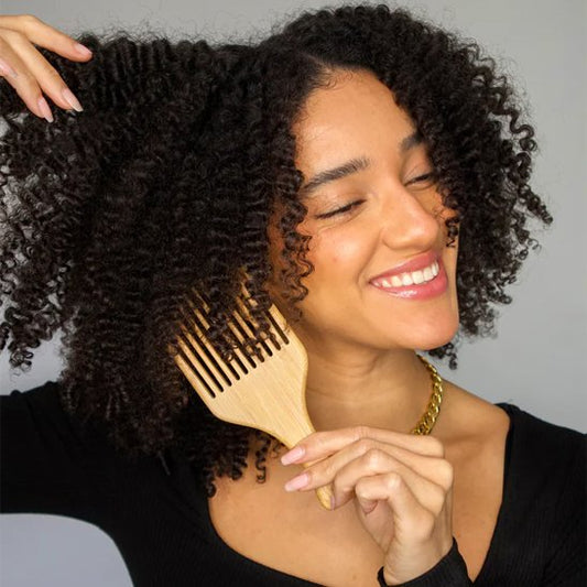  Peigne afro bambou Démêl'Naturel démêlage sans douleur cheveux crépus