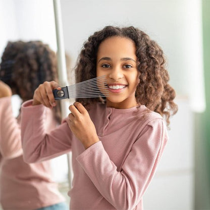  Peigne afro grip ergonomique confort adolescente cheveux crépus naturel
