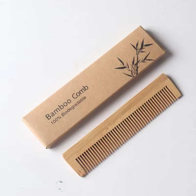 Peigne bambouZen artisanal Démêlage cheveux naturel