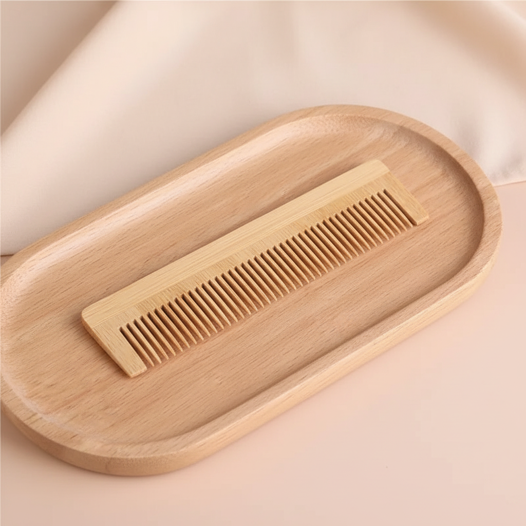 Peigne bambouZen sans manche  Coiffure quotidienne