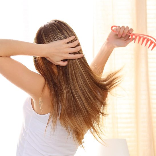 Peigne demeleur DouceurFluide professionnel démêlage facile cheveux bouclés  lisses