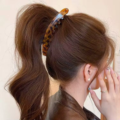 Pince cheveux Écaille sur  queue-de-cheval
