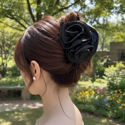 Pince cheveux Florale Double accessoire coiffure