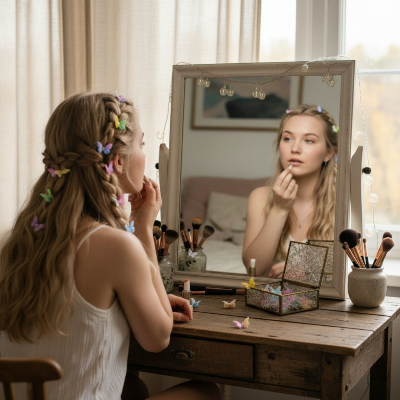 Pinces à cheveux Papillons Multicolores – ado routine beauté