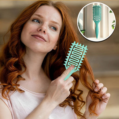 Résultat brosse cheveux bouclés boucles définies brillantes sans frisottis
