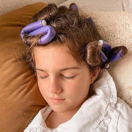 Rouleaux mousse confortables dormir boucles naturelles sans dommage tout âge