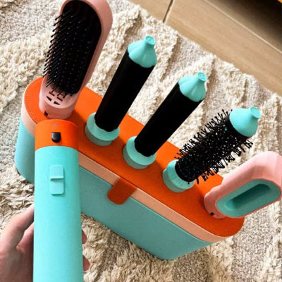 Sèche-Cheveux VelvetAir Pro 5-en-1 kit complet support rangement 