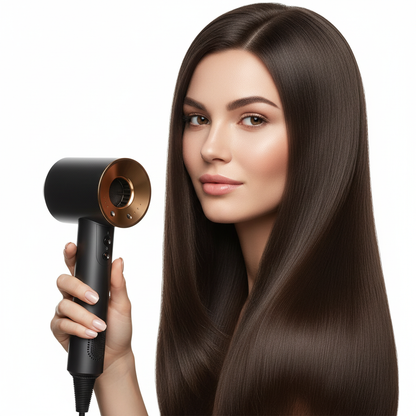 Seche-cheveux Ionique Pro Sechage Cheveux sublimes brillants 