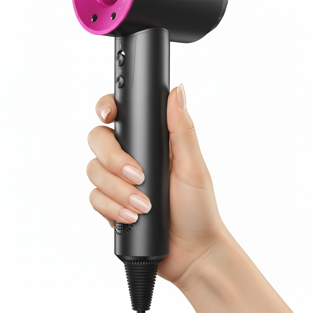 Seche-cheveux Ionique Pro Sechage Poignee texturee antiderapante ergonomique