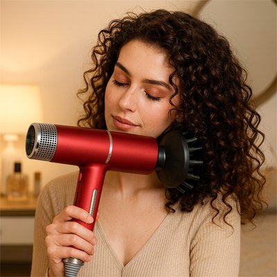 Sèche cheveux ionique ShineFast  diffuseur Boucles définies sans frisottis