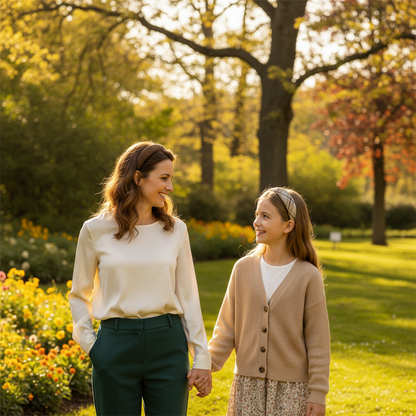 Serre-tête Rétro Chic mère fille parc moment détente