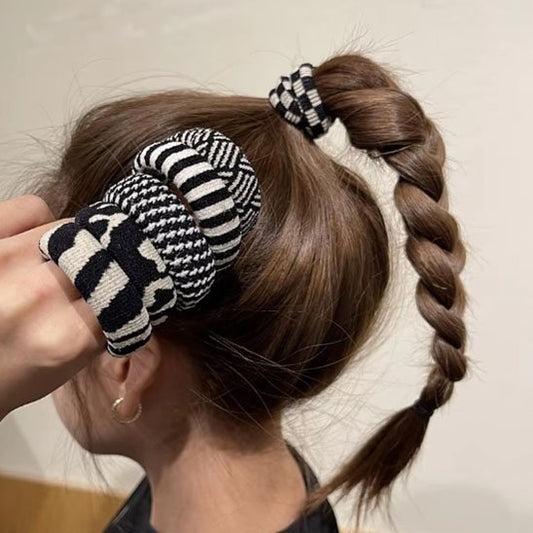 adaptable toute epaisseur cheveux Elastique cheveux Monochrome Anti-casse