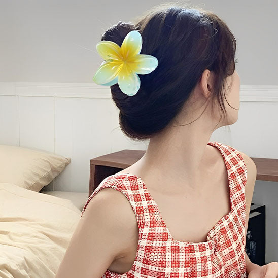 alliée beauté fiable pince a cheveux fleur griffe