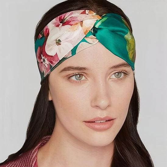 bandeau cheveux fleuri elegance beaute