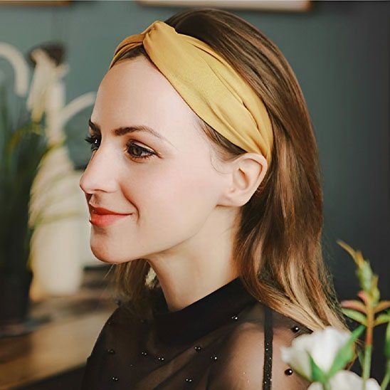 bandeau pour femme torsadé Eleganz style impeccable