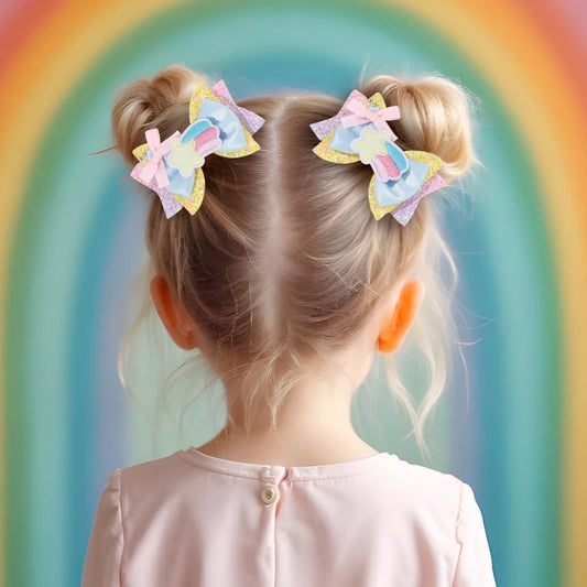Barrettes Cheveux - Étoile Pastel™ (Paire)