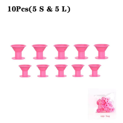 Bigoudis Sans Chaleur en Silicone - 10/20 Pièces™