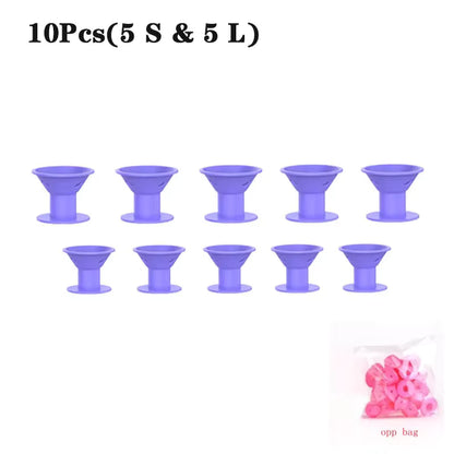 Bigoudis Sans Chaleur en Silicone - 10/20 Pièces™