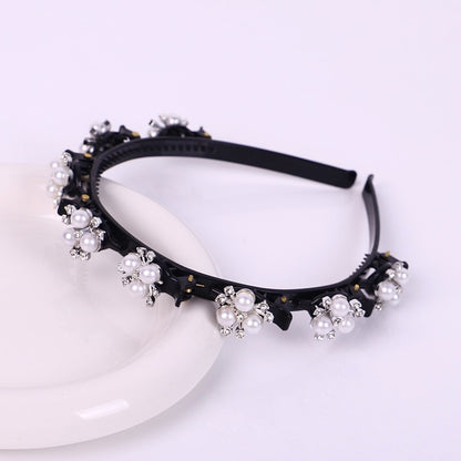 blanc argentee Serre tete pour femme mignon