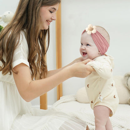 bonheur maman confort enfant bandeau bébé fille