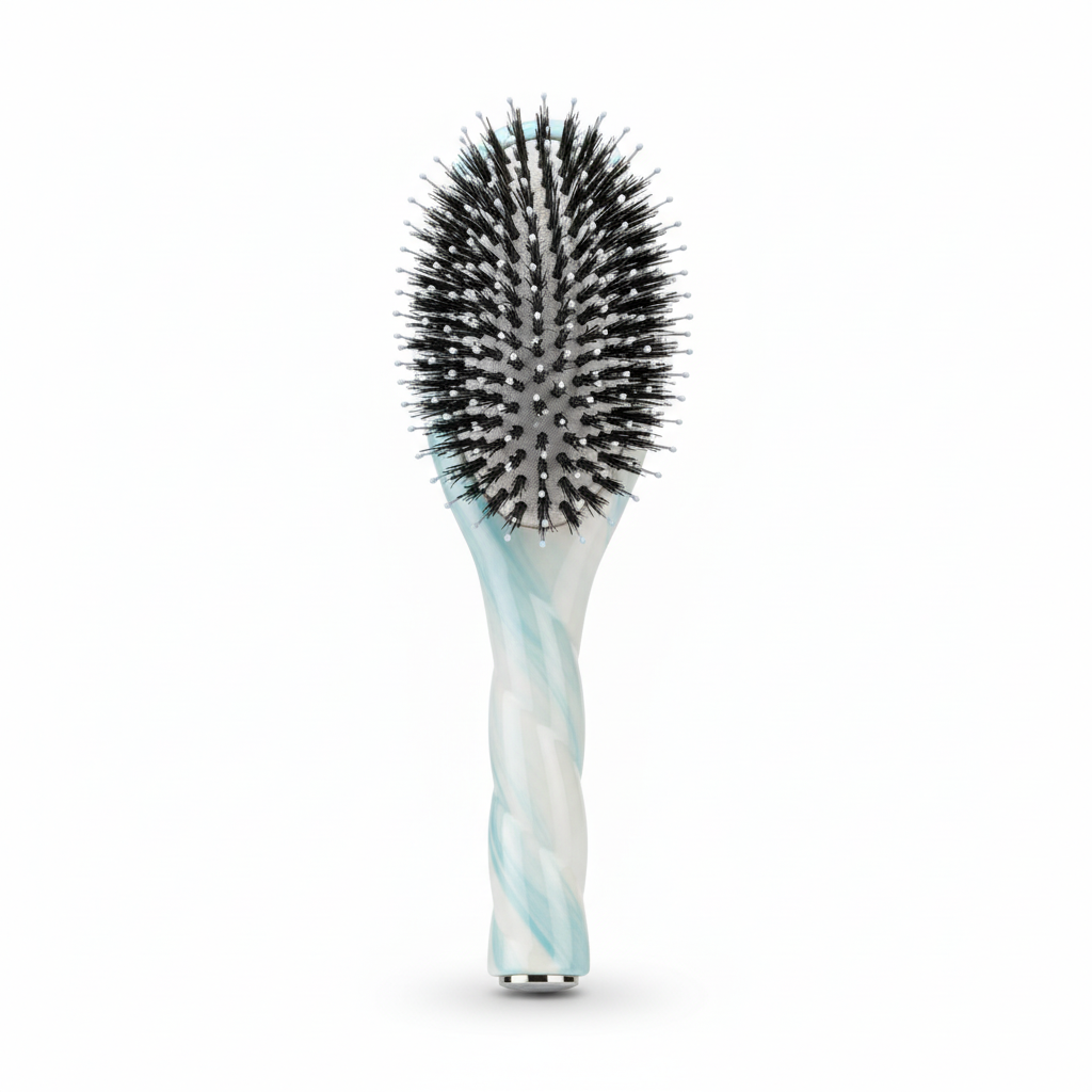 Brosse Blanc/Bleu ciel