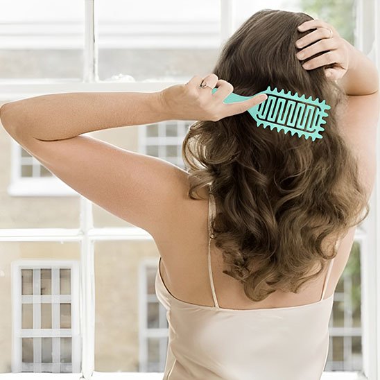 Brosse cheveux bouclés démêler sans arracher cheveux 