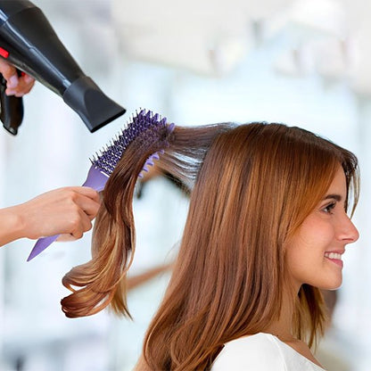 Brosse cheveux bouclés idéal période sécher cheveux