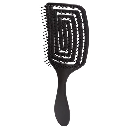 brosse a cheveux spirale noire