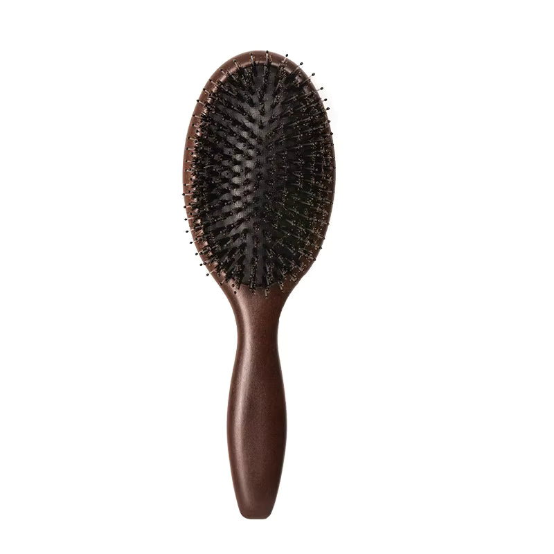 Brosse en bois poils de sanglier - Massage Naturel™