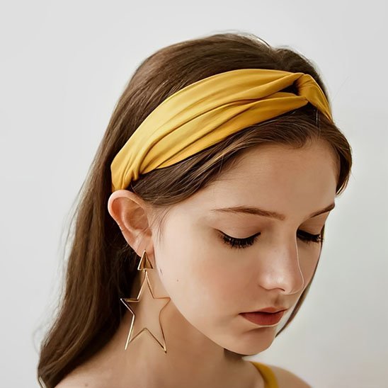 charmant elegant port bandeau pour femme torsadé Eleganz