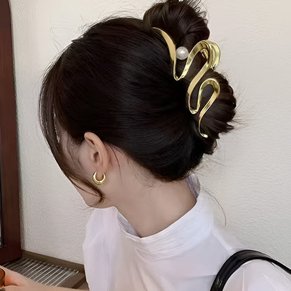 cheveux embelli pince a cheveux ondulee