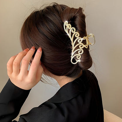 coiffure impeccable sans tracas pince a cheveux forme paon