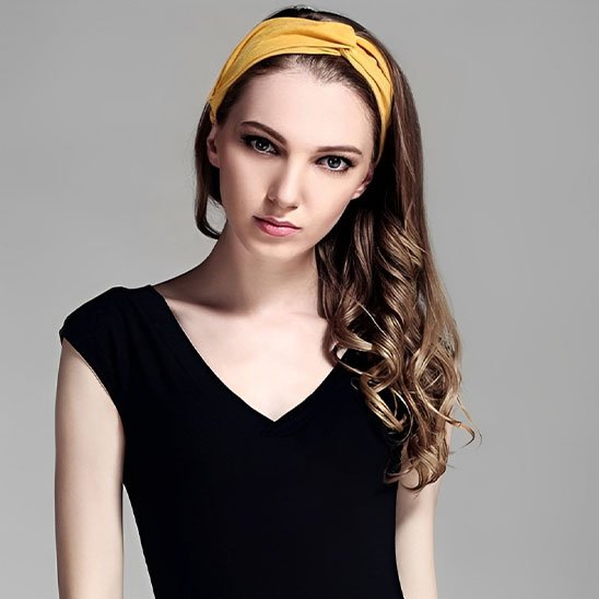 coiffure magnifique bandeau pour femme torsadé Eleganz