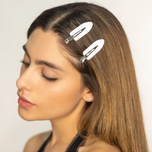 coiffure sans effort pince a cheveux sans pli