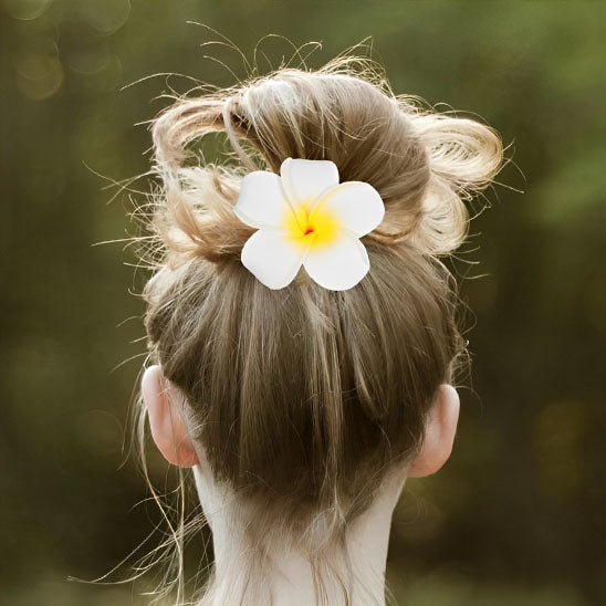 confort cheveux pince a cheveux fleur hawaienne