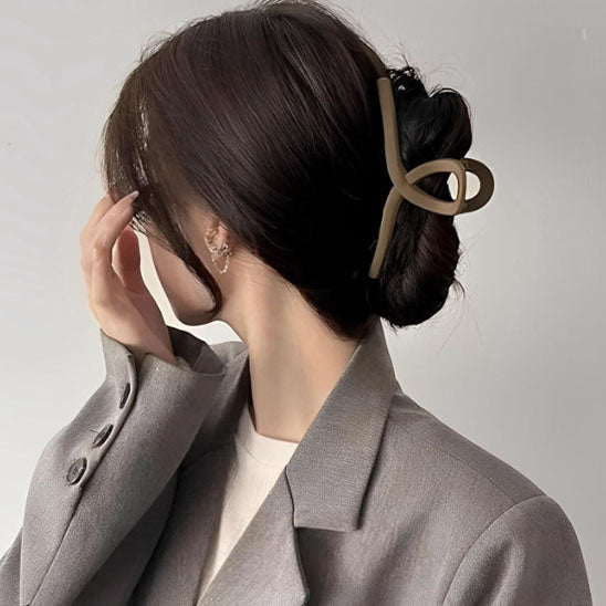 confort toute occasion pince a cheveux croisee