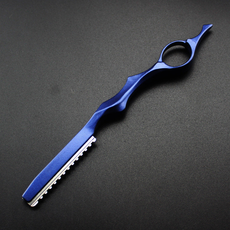 colleur bleu ciseaux amincissant