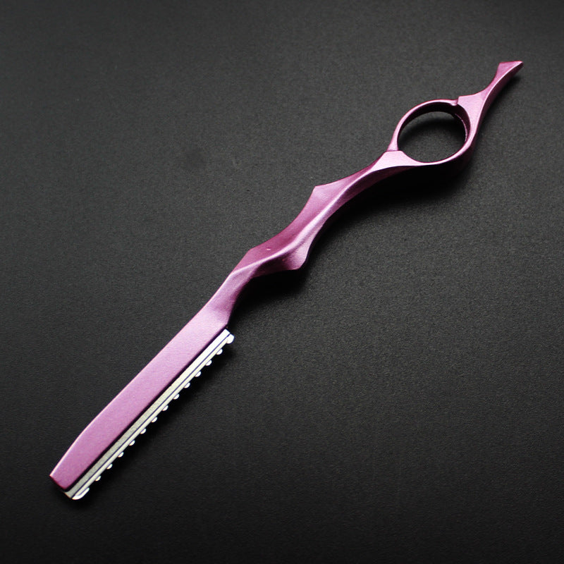 couleur rose ciseaux amincissant