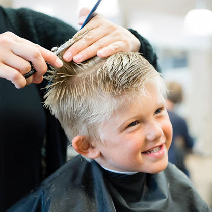 coupe nette sans douleur ciseaux coiffure Noir Plats